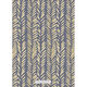 Gray Floral Corner with Cross Photo Invitations Image 3 of 3